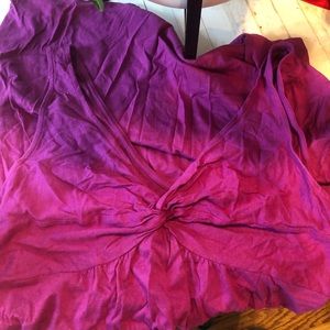 Loft Purple cotton stress